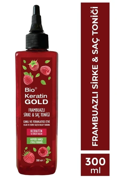 Bio Keratin Gold  Frambuazlı Sirke Ve Saç Toniği 300 ml