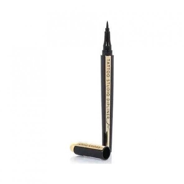 Pretty  Tattoo Studio Dipliner, Keçe Uçlu Kalem Eyeliner Siyah - 2