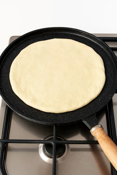 Döküm Gözleme Tavası 36 cm Granit Kaplama (Non-Stick) - Resim 2
