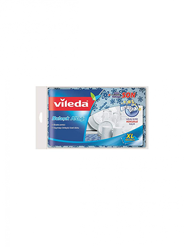 Vileda  Vileda Bulaşık Altlığı 50x30 cm Mavi