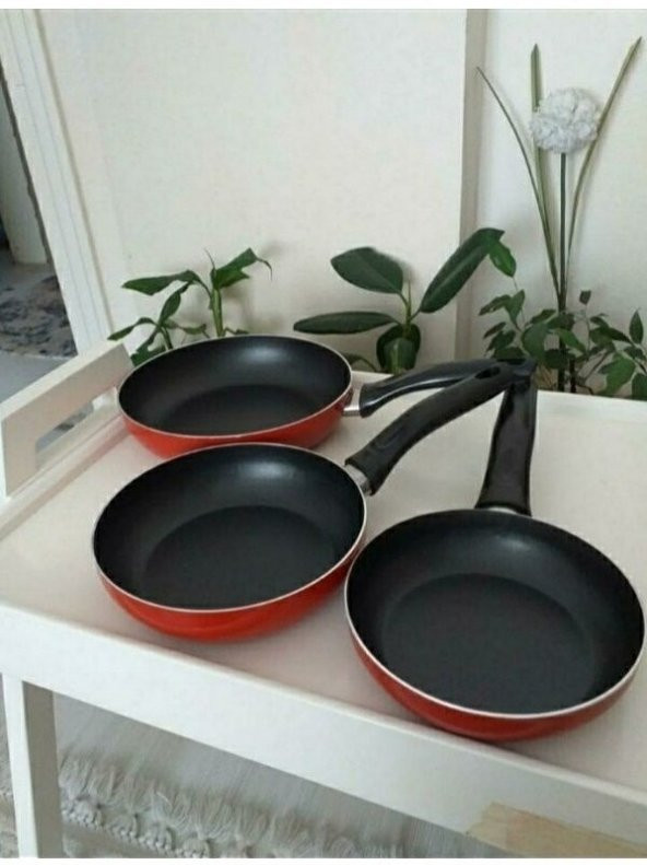 Teflon 3 lü Tava Seti (24-20-16 cm)