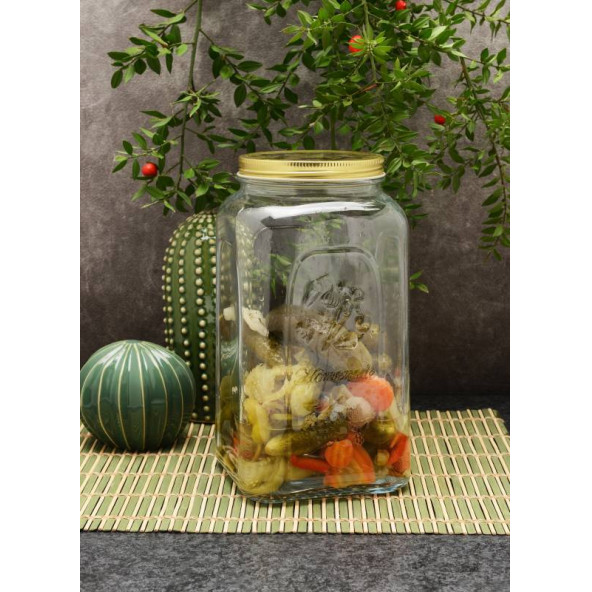 Paşabahçe 80398 Homemade Kavanoz 3 Litre - 6 Adet - 2