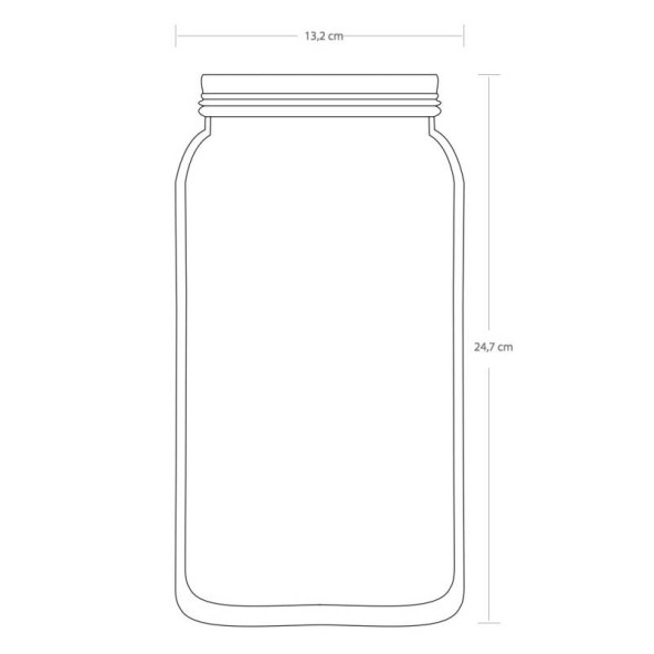 Paşabahçe 80398 Homemade Kavanoz 3 Litre - 6 Adet - 5