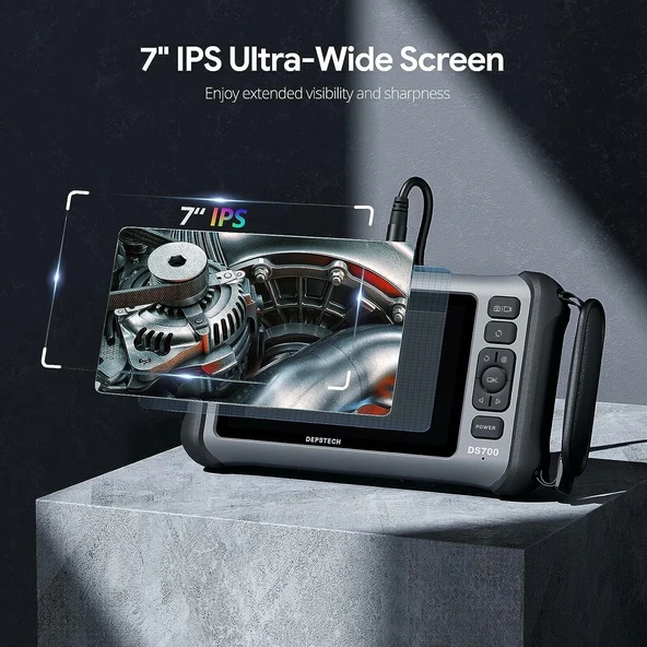 DEPSTECH Üç Lensli 7'' IPS Ekranlı Endeskop Kamerası - 5m - 2