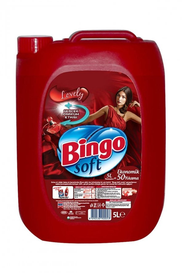 Bingo  Çamaşır Yumuşatıcısı - Soft Lovely 5 lt