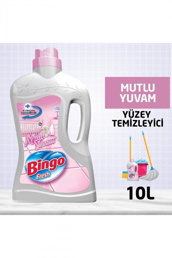 Bingo  Fresh Yüzey Temizleyici 2,5 L Mutlu Yuvam 4lü