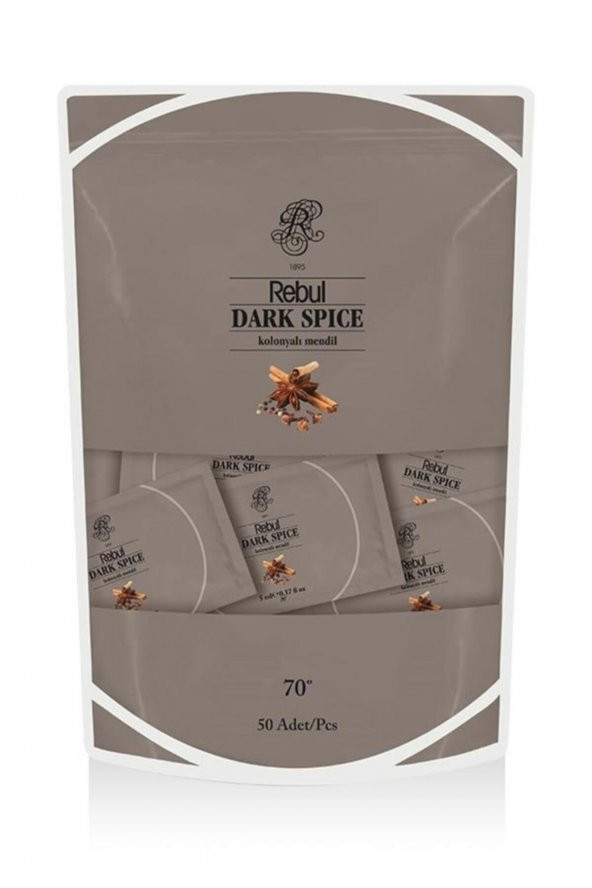 Rebul  Dark Spıce 50lı Kolonyalı Mendıl Poset