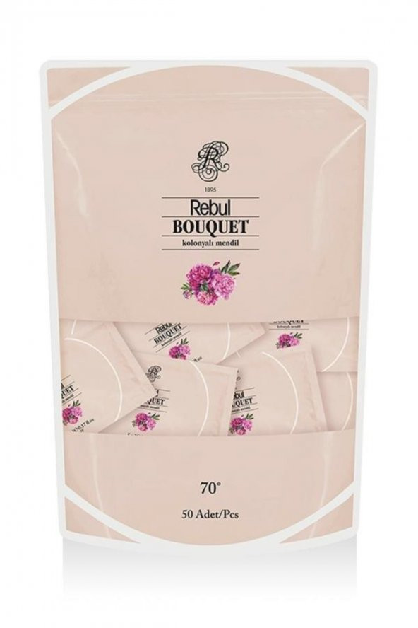 Rebul  Bouquet 50lı Kolonyalı Mendıl Poset