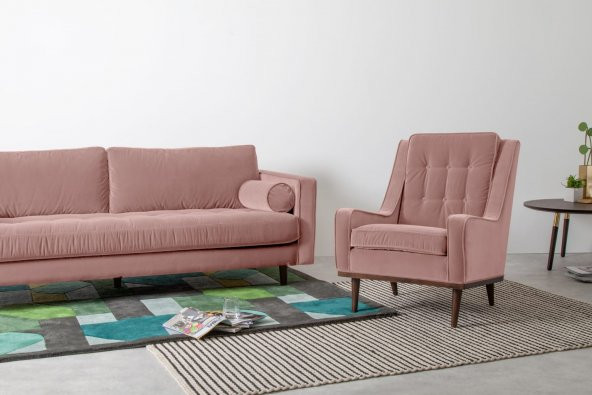 Tekli Koltuk Trd 70 - Pembe
