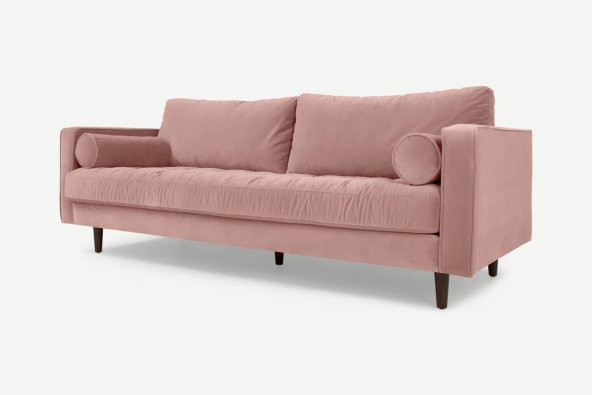 3lü Kanepe Trd 100 - Pembe