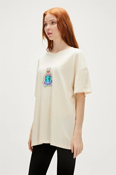 Bad Bear 23.03.07.002-C108 Re-Save Kadın T-Shirt - 2
