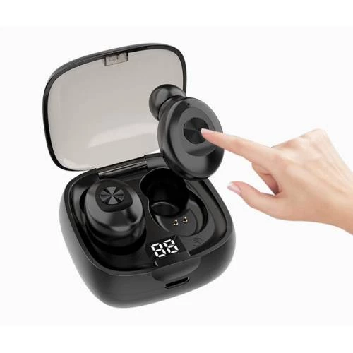 Polham Dokunmatik Şarj Kutulu Bluetooth Kulaklık İphone Samsung Huawei Xiaomi Bluetooth Kulaklık - Resim 2