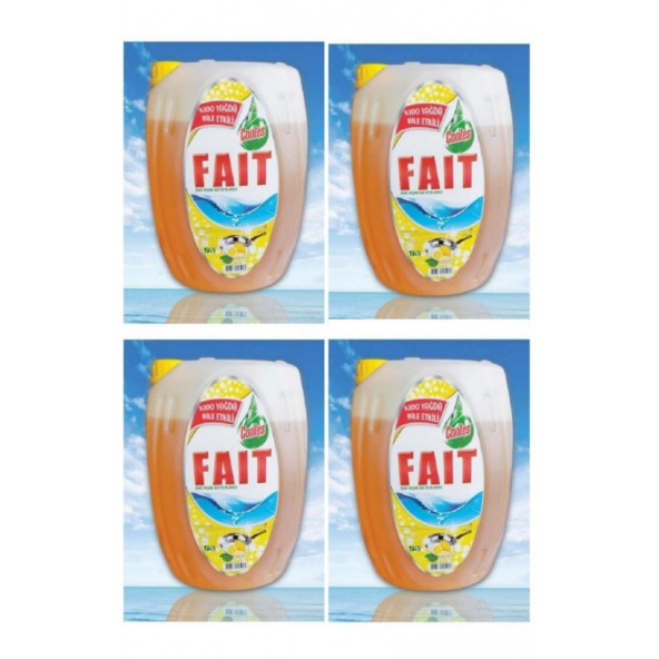 CONTES FAIT BULAŞIK DETERJANI 4 ADET 5 KG (TÜRK MALI)