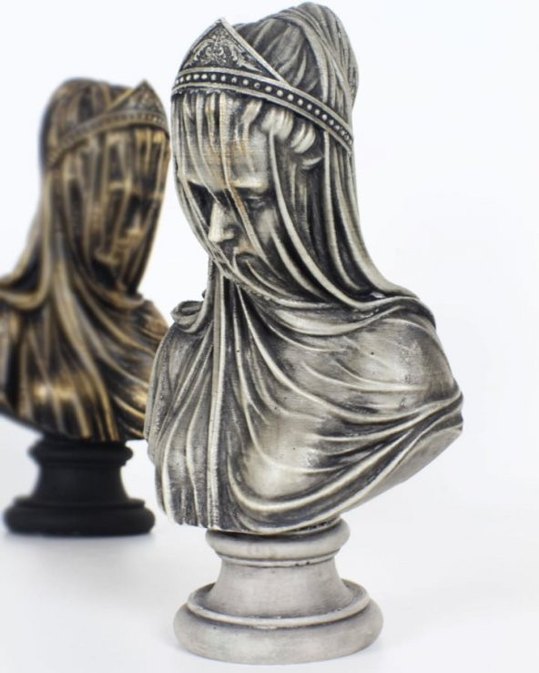 Saksı DeposuTüllü Kadın Heykeli(Platin)