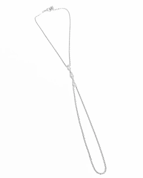 Damla Taşlı Gümüş Şahmeran Bileklik - 4