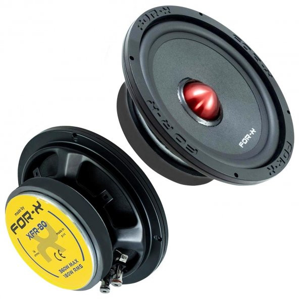 FOR-X XFR-80 20CM 360W MAX 180W RMS 8" MIDBASS SPEAKER 