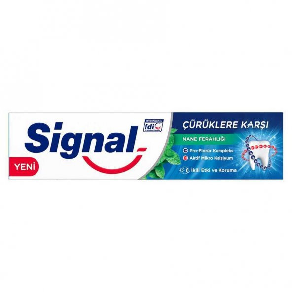 Signal Çürüklere Karşı Nane Ferahlığı Diş Macunu 50 ml