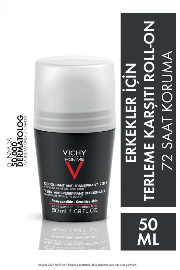 Vichy Roll-On Deodorant Homme 50 ml - 2