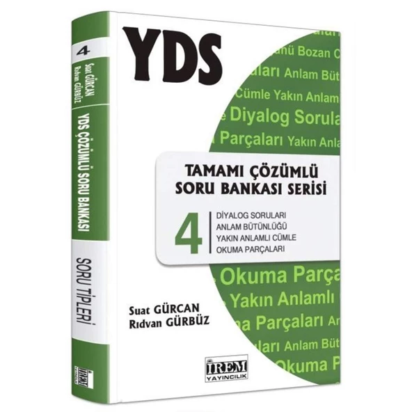 İrem Yayınları Yds Tamamı Çözümlü Soru Bankası Serisi 4