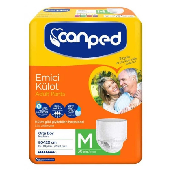 Canped Emici Külot Medium 30'Lu