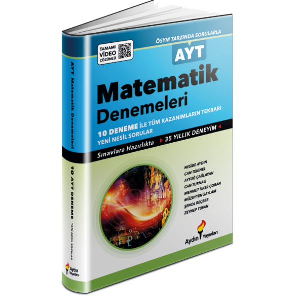 YKS AYT Matematik 10 Deneme Video Çözümlü
