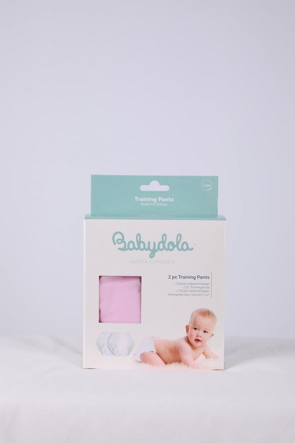 Babyhola Yıkanabilir Yüksek Emici Alıştırma Külodu 10-15 kg 2li Pembe 1402 - 4