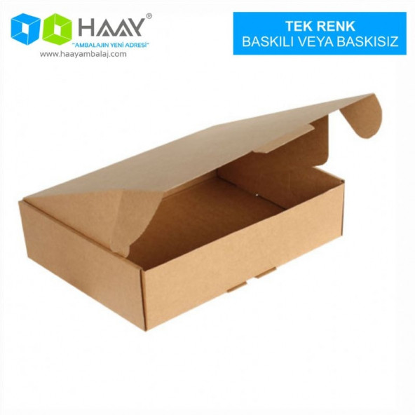 HAAY AMBALAJ 40x30x10 Cm Kilitli Kraft Kutu (10 ADET) ürün görseli 1