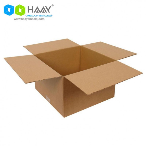 HAAY AMBALAJ 30x30x20 Cm Tek Oluklu A-Box Koli (10 ADET) - 1