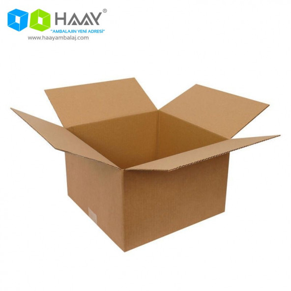 HAAY AMBALAJ 30x30x20 Cm Tek Oluklu A-Box Koli (10 ADET) - 2