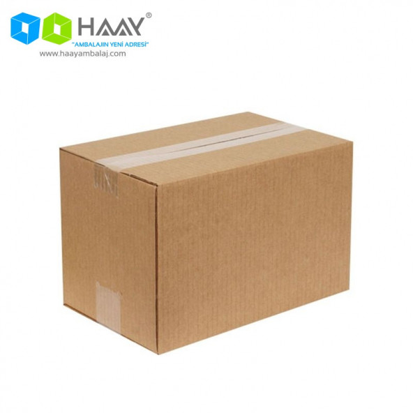 HAAY AMBALAJ 28x18x18 Cm Tek Oluklu Kraft A-Box Koli (10 ADET)