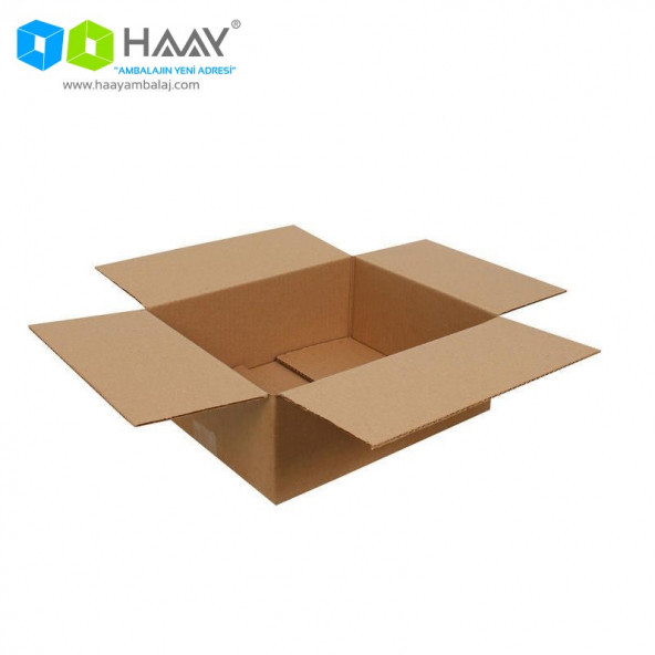 HAAY AMBALAJ 30x25x12 Cm Tek Oluklu A-Box Koli (10 ADET) - 3