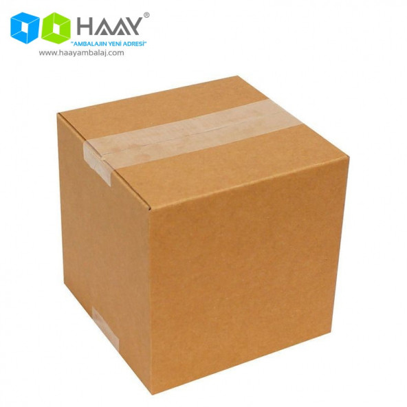 HAAY AMBALAJ 20x20x20 Cm Tek Oluklu A-Box Koli (50 ADET)