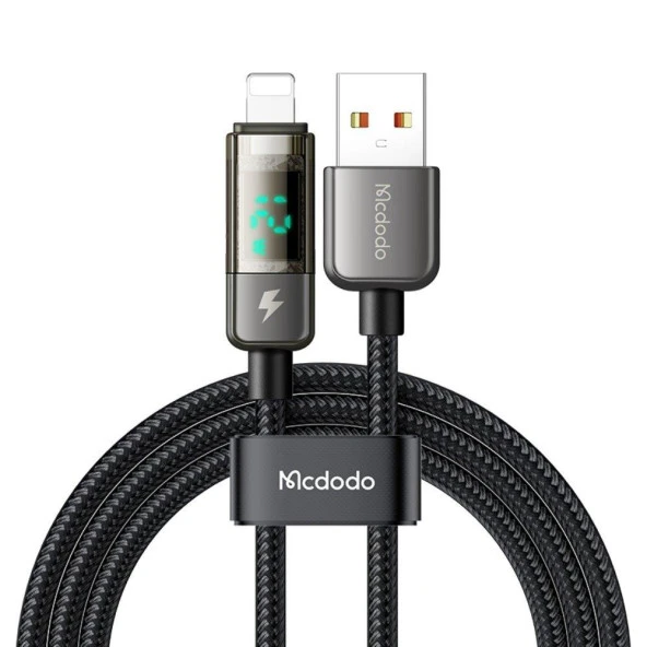 Mcdodo CA-3620 Iphone Şarj Data Kablo 1.2m-Siyah