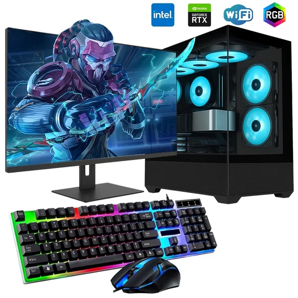 ROGAME RKT660425 INTEL i7 13700F 16GB 1TB M2 8GB RTX3050 27" Mon. Oyun Bilgisayarı ürün görseli