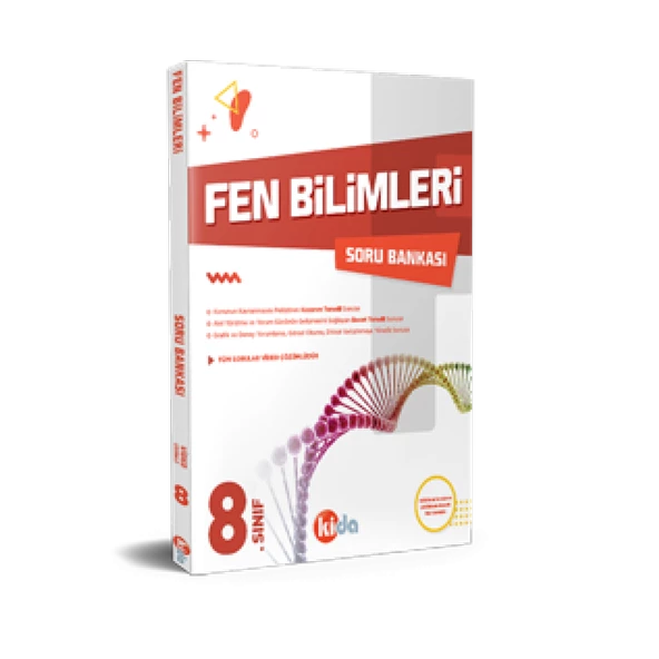 8. Sınıf Fen Bilimleri Soru Bankası Kida Yayınları