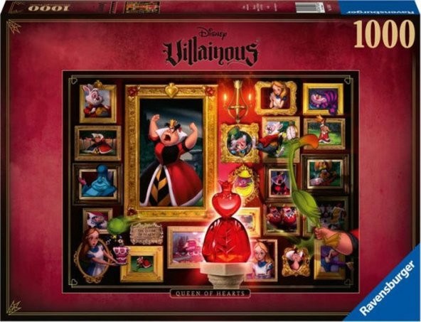 Ravensburger Villainous The Queen Of Hearts 1000 Parça Puzzle 150267