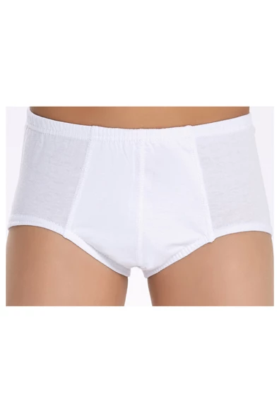 İlke 305 Erkek Çocuk Slip Külot  Beyaz 6 - 8 Yaş