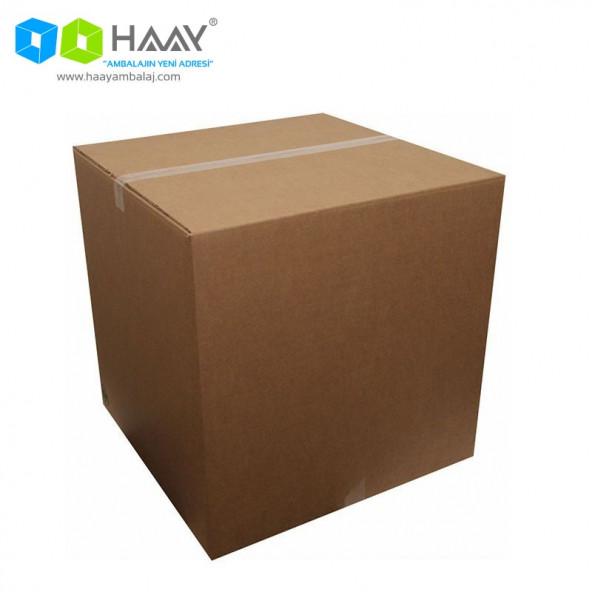 HAAY AMBALAJ 60x60x60 Cm Çift Oluklu A-Box Kraft Koli (5 ADET)