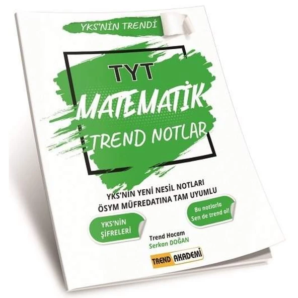 Yks'Nin Trendi Tyt Matematik Soru Çözdüren Trend Notlar - 1