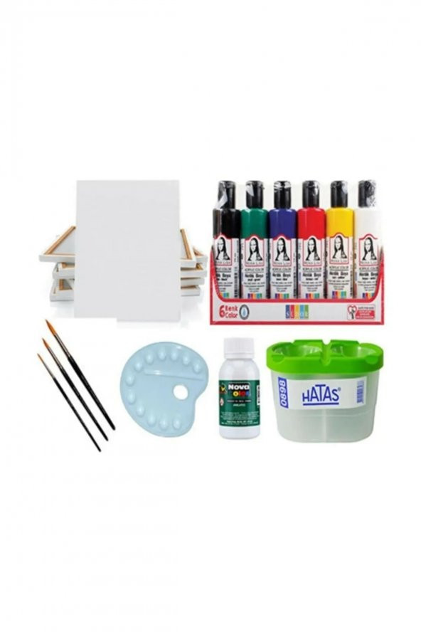 Akrilik Boya Seti 35x50 Tuval Akriliks ürün görseli 1