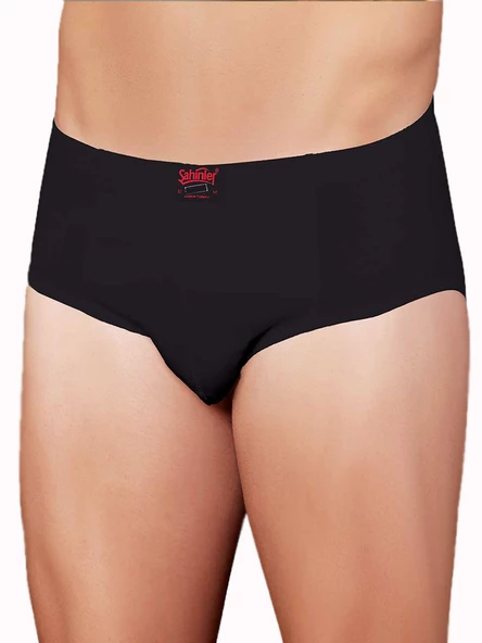 Şahinler ME009R Erkek Renkli Slip Külot No:48  Siyah M