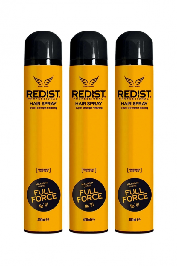 Redist Full Force Saç Spreyi 400 ml 3 Adet