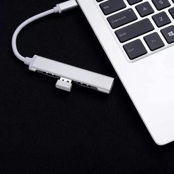 HEPU HP-B04 4in1 Type-C Girişli USB HUB Çoklayıcı - 5