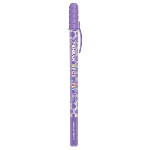 Pensan Jely Neon Jel Kalem 1 mm Mor