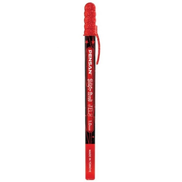 Pensan Jely Glitter Simli Kalem 1 mm Kırmızı