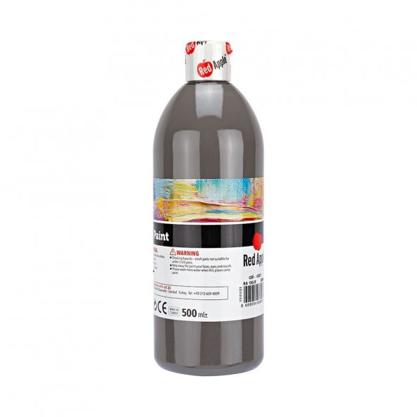Red Apple Akrilik Boya 500 ml Gri - 1