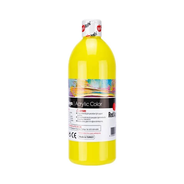 Red Apple Akrilik Boya 500 ml Limon Sarı