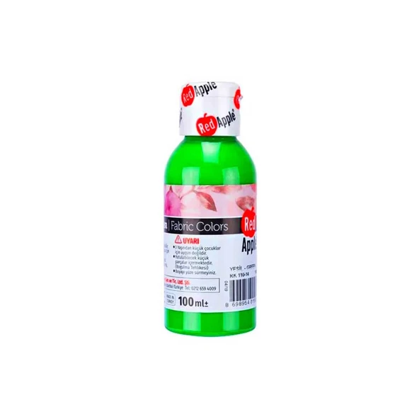 Red Apple Kumaş Boyası 100 ml Açık Yeşil