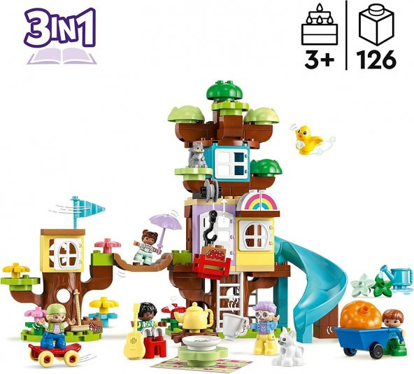 Lego Duplo 3’ü 1 Arada Ağaç Ev 10993 - Resim 2