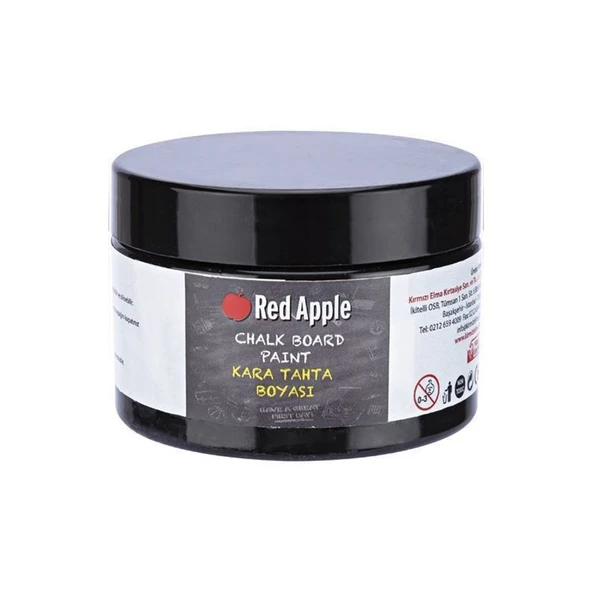 Red Apple Kara Tahta Boyası 250 ml Siyah